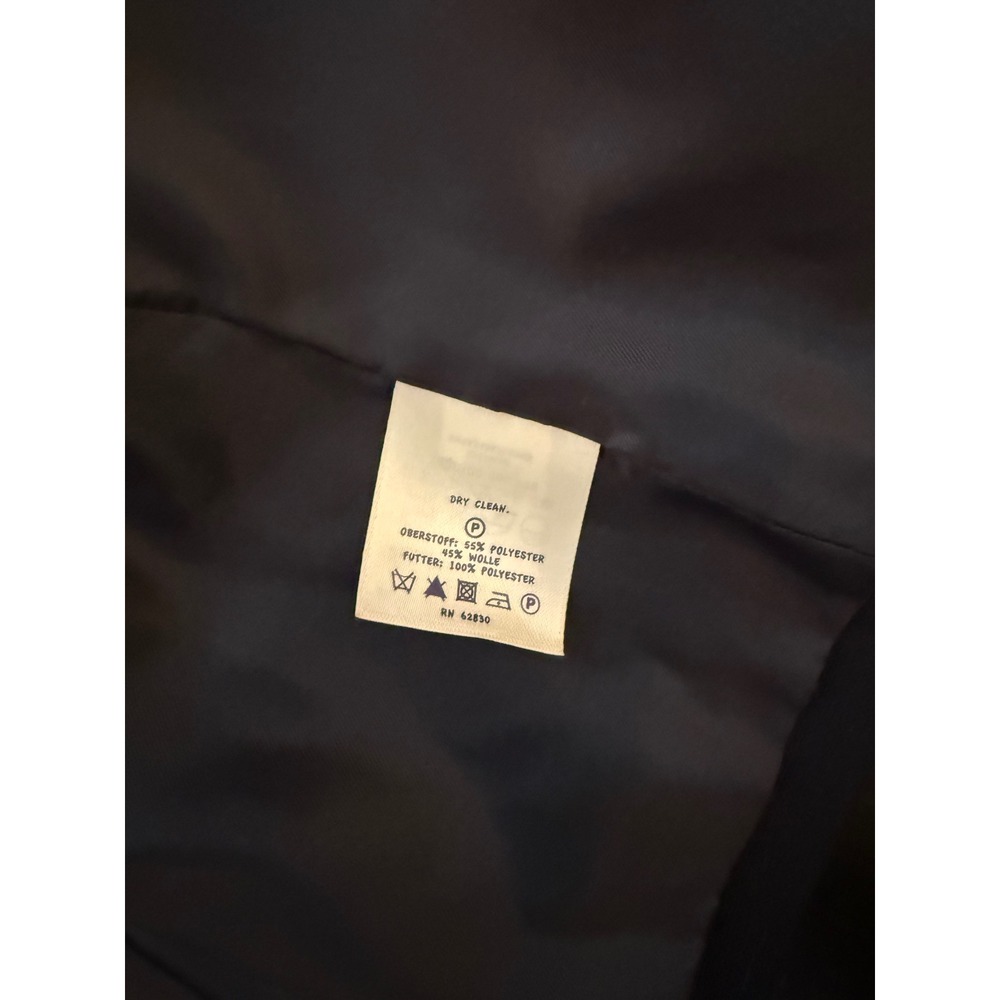 Lands' End Boys Hopsack Blazer Size 20 Navy/Gold Two-Button Sport Coat Jacket - Picture 13 of 14